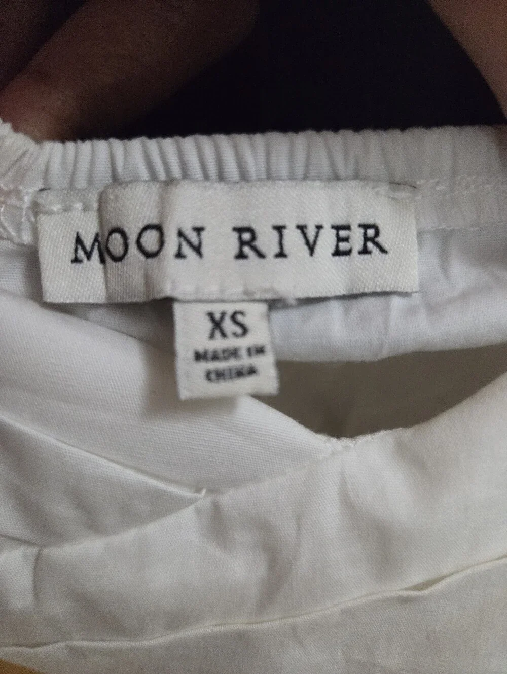 Moon River Eyelet Peplum Top - Picture 8 of 9